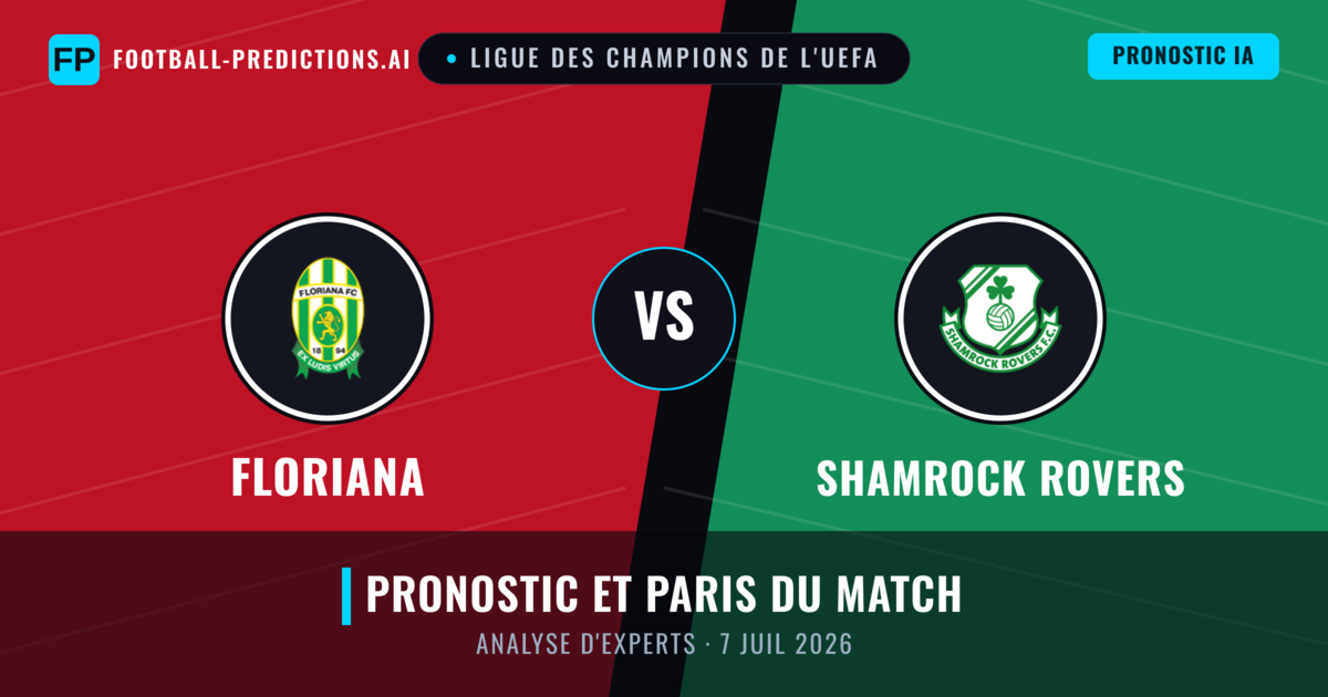 Floriana vs Shamrock Rovers — pronostic et avant-match