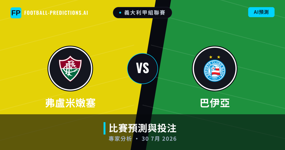 弗盧米嫩塞 vs 巴伊亞 — 比赛预测和前瞻