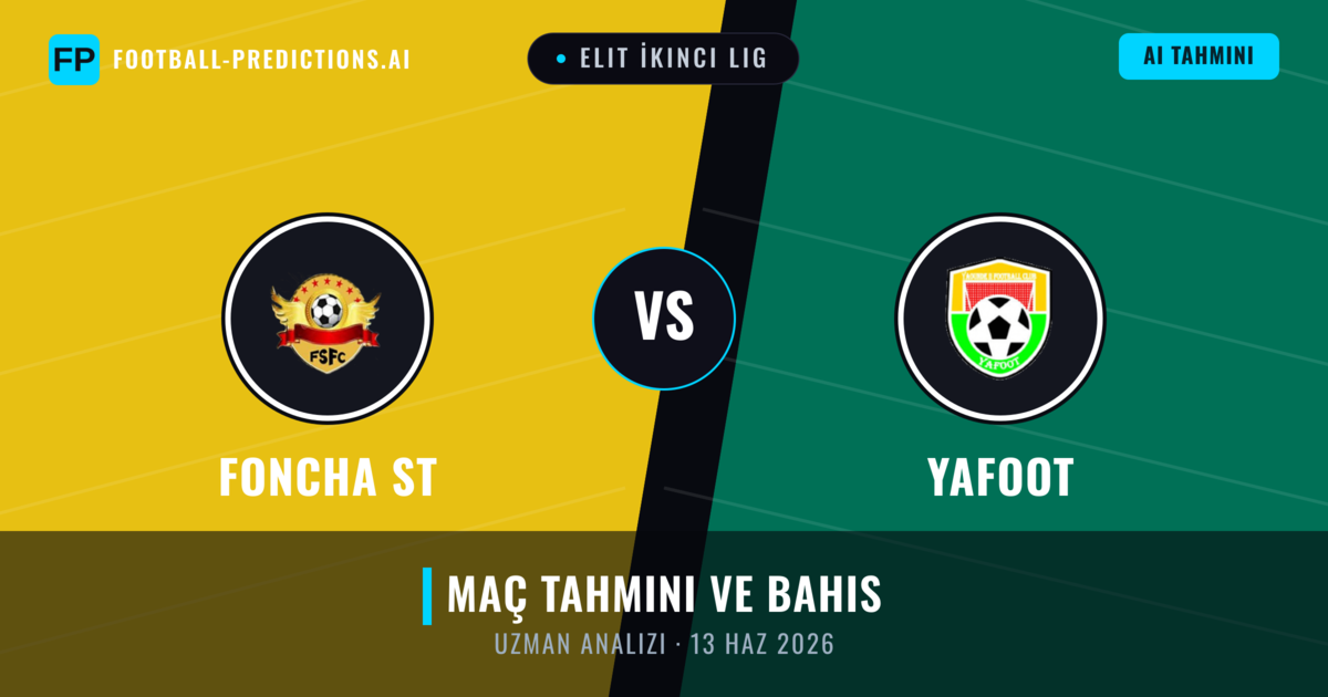 Foncha ST - Yafoot — maç tahmini ve önizleme