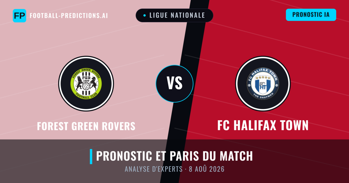 Forest Green Rovers vs FC Halifax Town — pronostic et avant-match