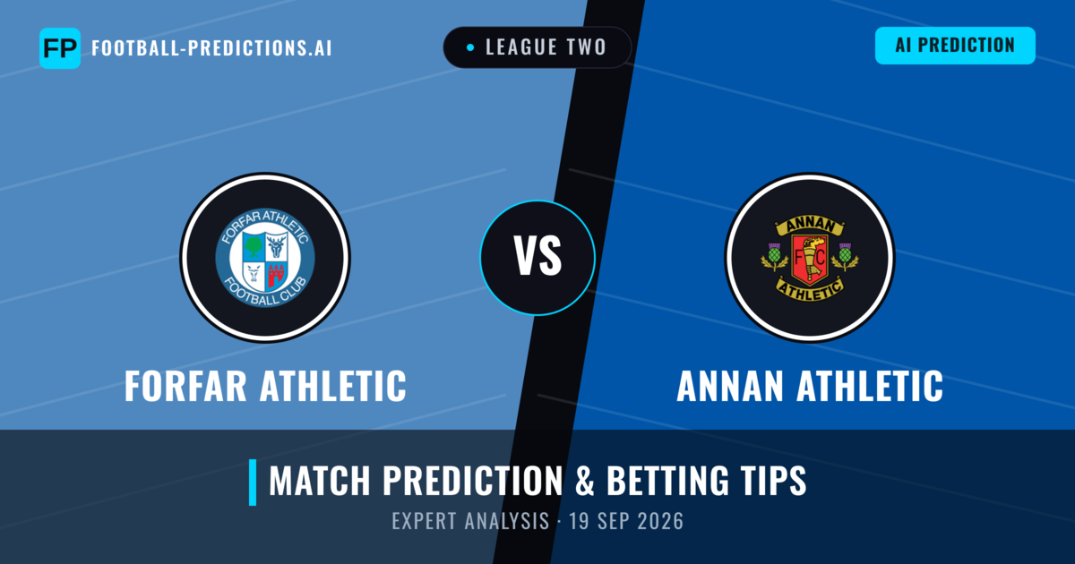 Forfar Athletic vs Annan Athletic — match prediction & preview