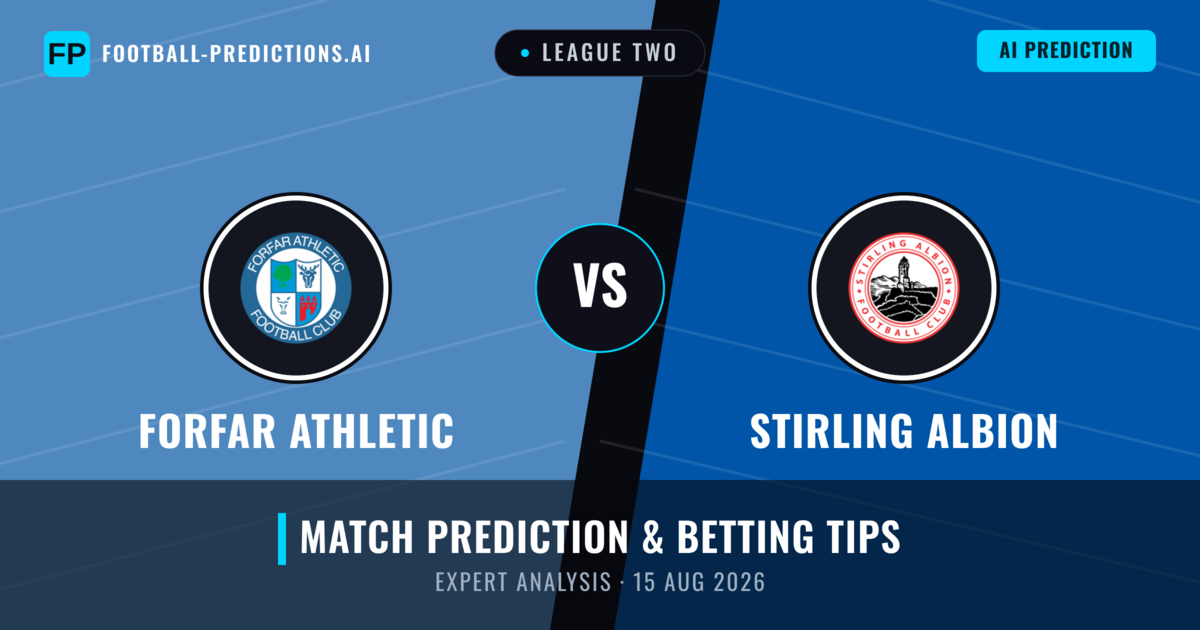 Forfar Athletic vs Stirling Albion — match prediction & preview