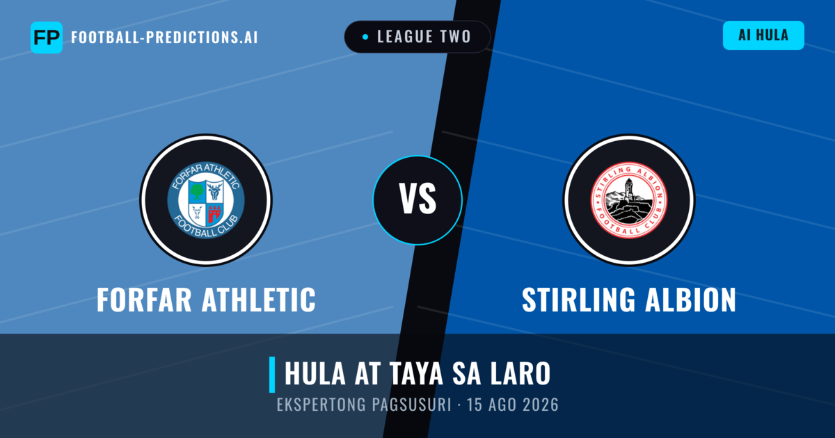 Forfar Athletic vs Stirling Albion — hula at preview ng laban