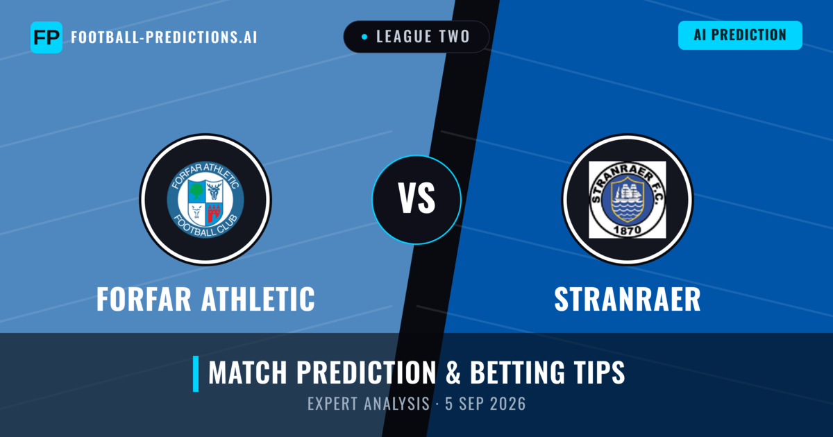 Forfar Athletic vs Stranraer — match prediction & preview