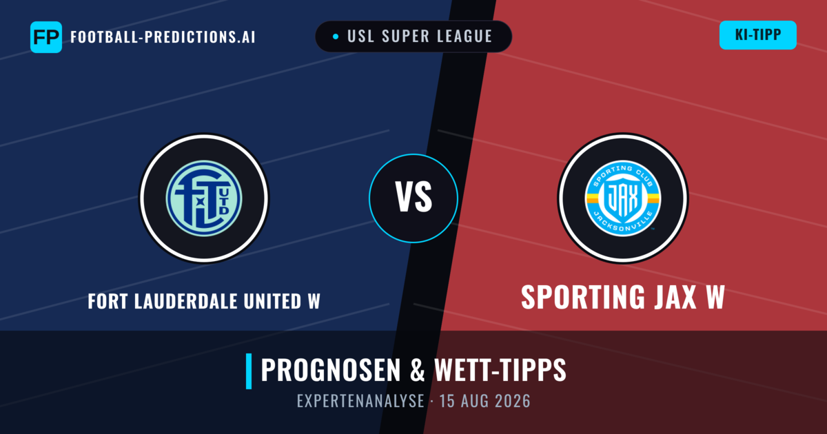 Fort Lauderdale United W vs Sporting JAX W — Prognose und Spielvorschau