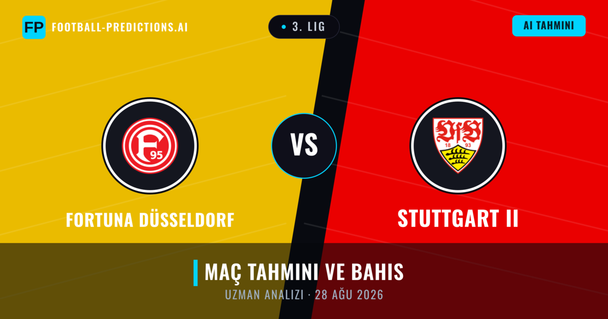 Fortuna Düsseldorf - Stuttgart II — maç tahmini ve önizleme