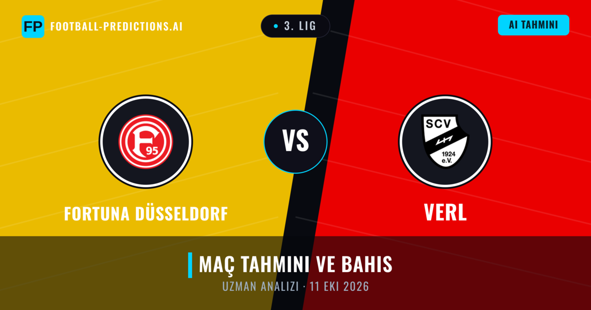 Fortuna Düsseldorf - Verl — maç tahmini ve önizleme