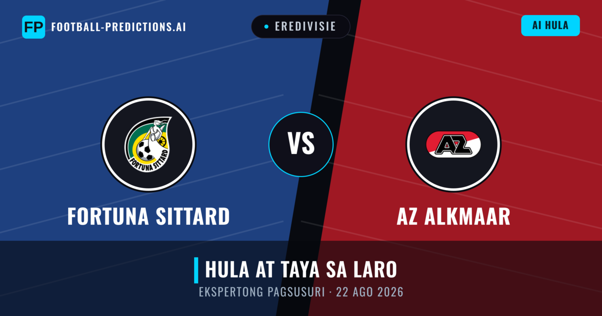Fortuna Sittard vs AZ Alkmaar — hula at preview ng laban