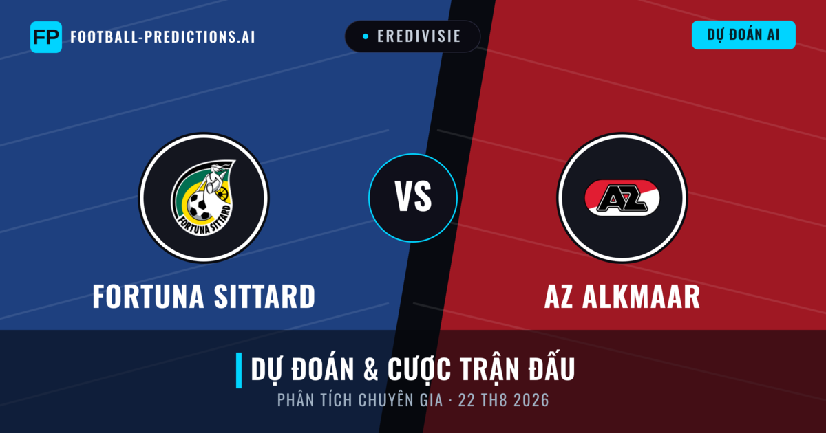 Fortuna Sittard vs AZ Alkmaar — dự đoán và xem trước trận đấu
