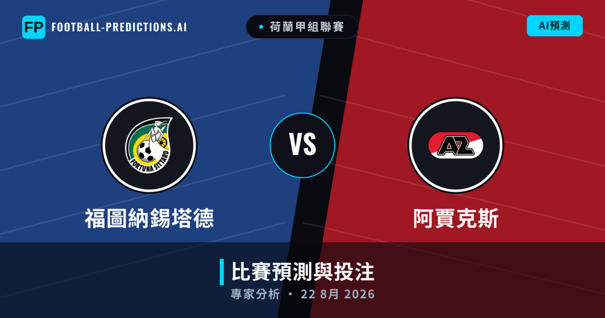福圖納錫塔德 vs 阿賈克斯 — 比赛预测和前瞻