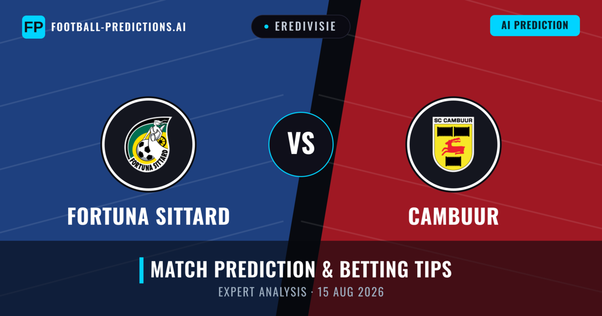 Fortuna Sittard vs Cambuur — match prediction & preview