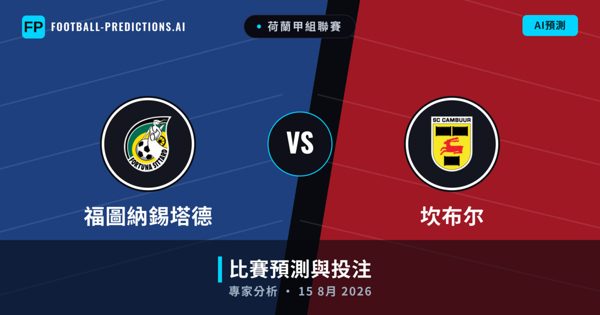 福圖納錫塔德 vs 坎布尔 — 比赛预测和前瞻