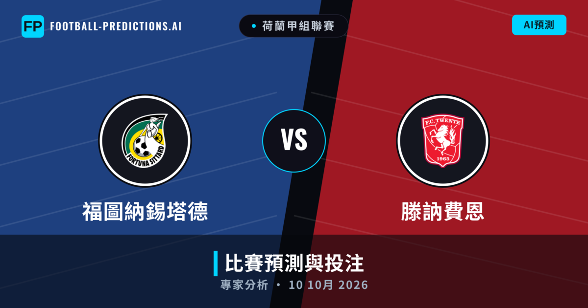 福圖納錫塔德 vs 滕訥費恩 — 比赛预测和前瞻