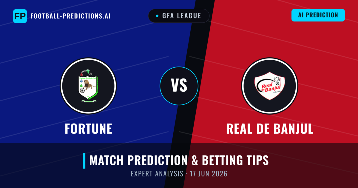 Fortune vs Real de Banjul — match prediction & preview