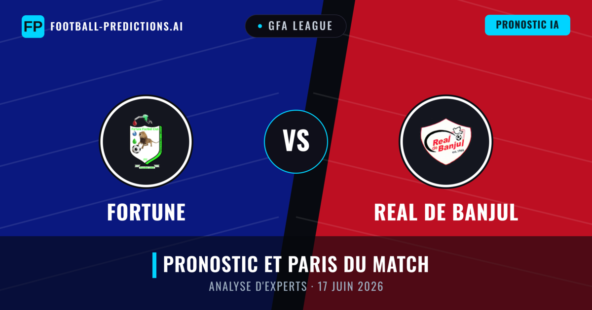 Fortune vs Real de Banjul — pronostic et avant-match