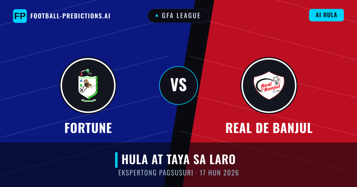 Fortune vs Real de Banjul — hula at preview ng laban