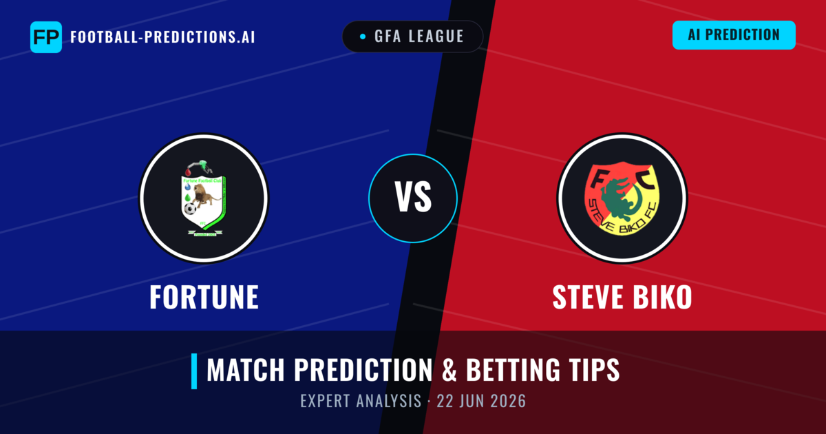 Fortune vs Steve Biko — match prediction & preview
