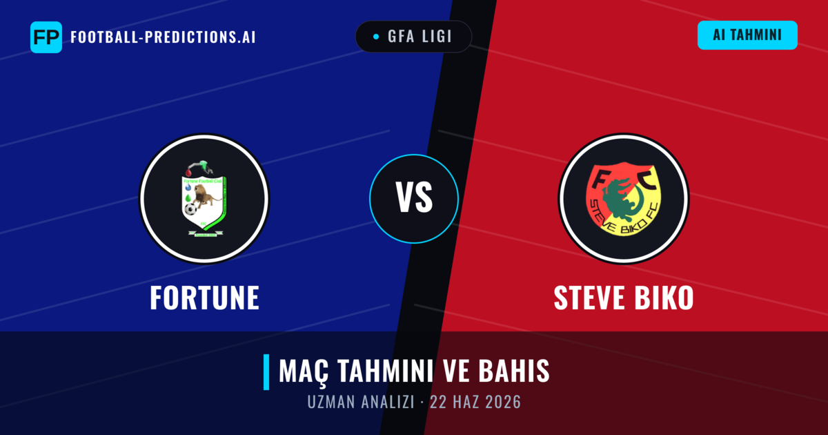Fortune - Steve Biko — maç tahmini ve önizleme