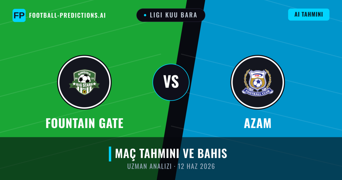 Fountain Gate - Azam — maç tahmini ve önizleme