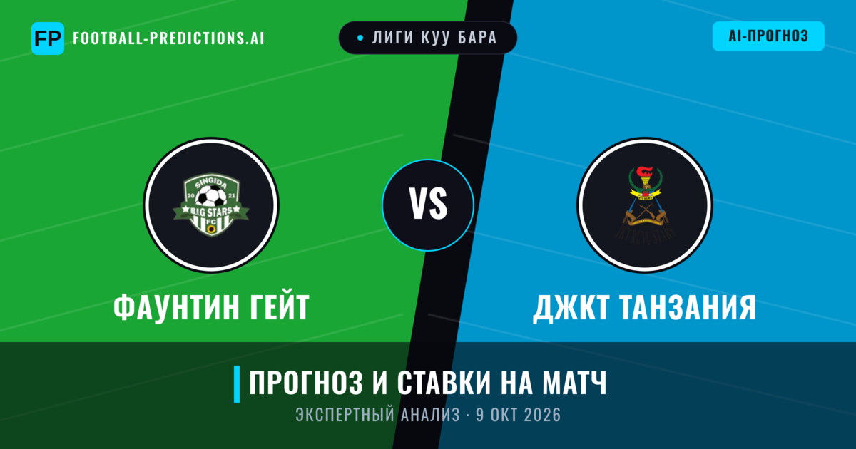 Фаунтин Гейт – ДжКТ Танзания — прогноз и превью матча