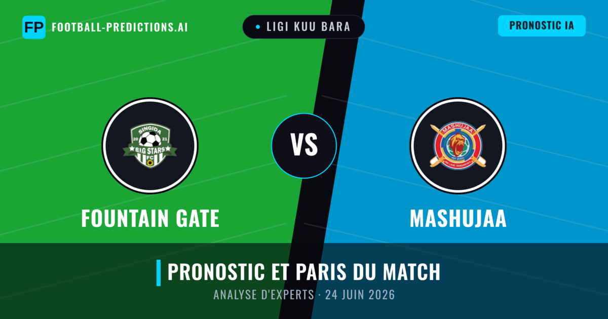 Fountain Gate vs Mashujaa — pronostic et avant-match