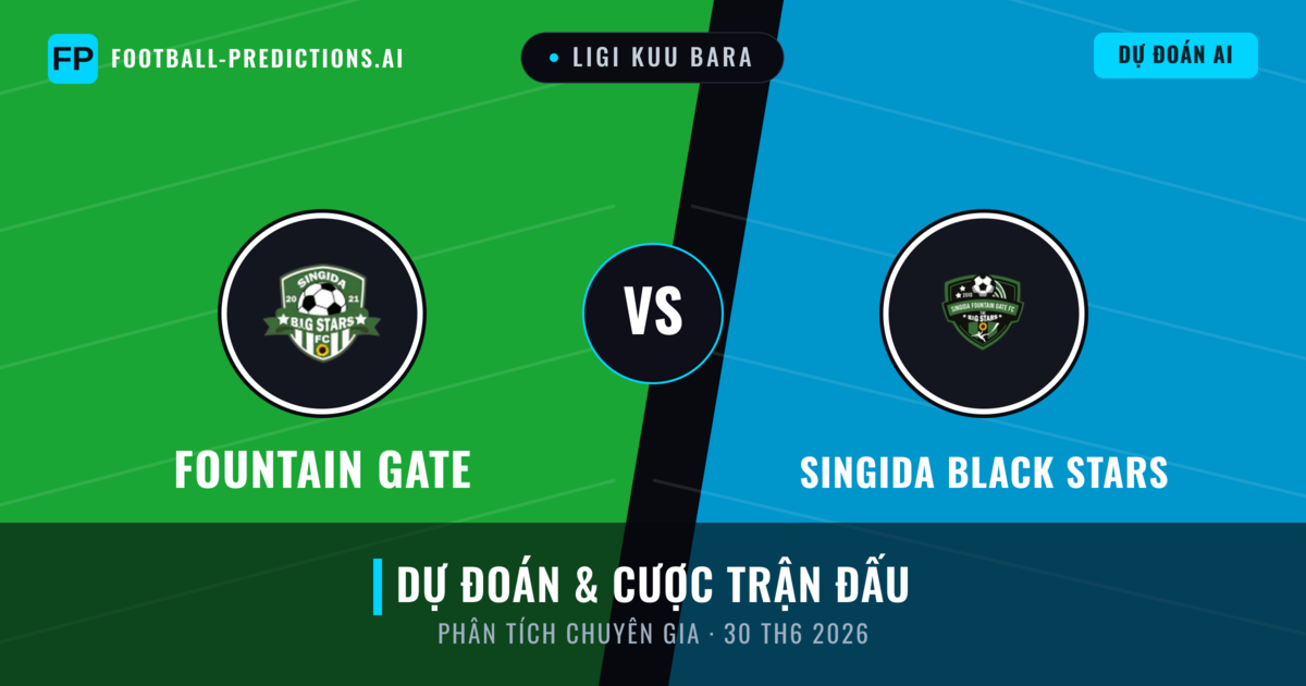 Fountain Gate vs Singida Black Stars — dự đoán và xem trước trận đấu