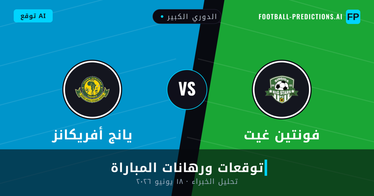فونتين غيت ضد يانج أفريكانز — توقعات ومعاينة المباراة