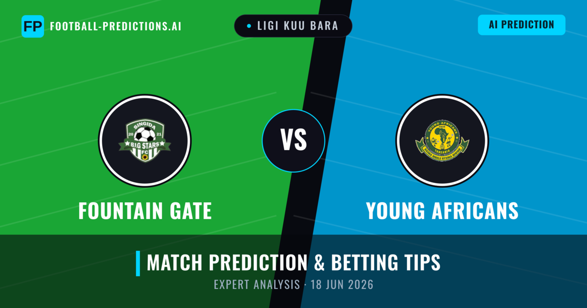 Fountain Gate vs Young Africans — match prediction & preview
