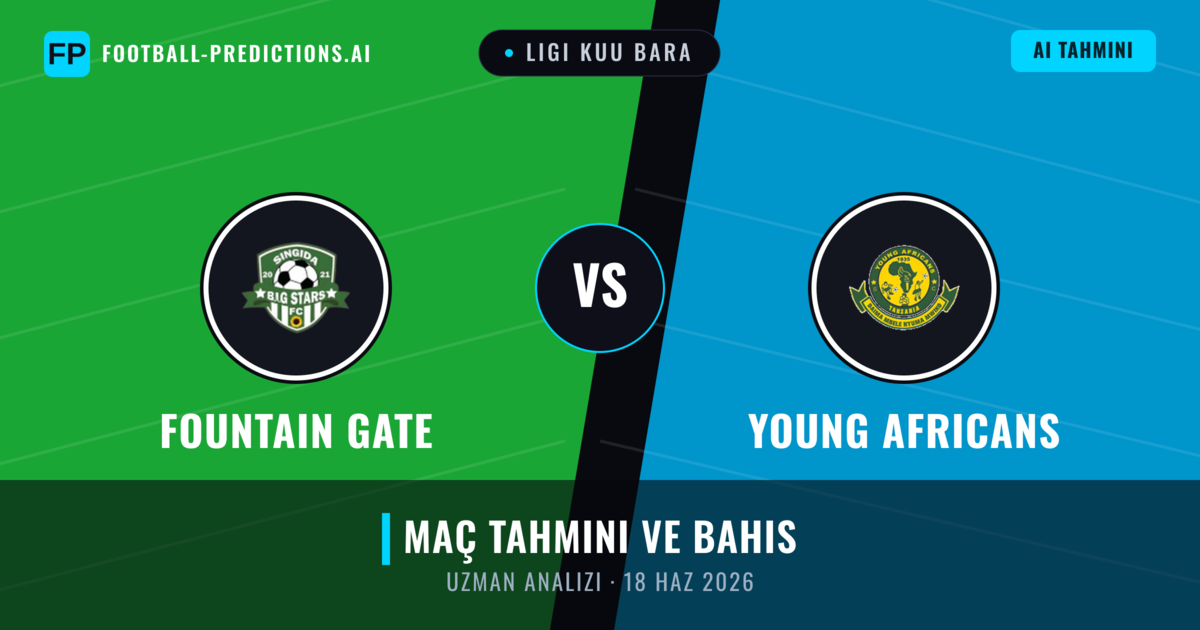 Fountain Gate - Young Africans — maç tahmini ve önizleme