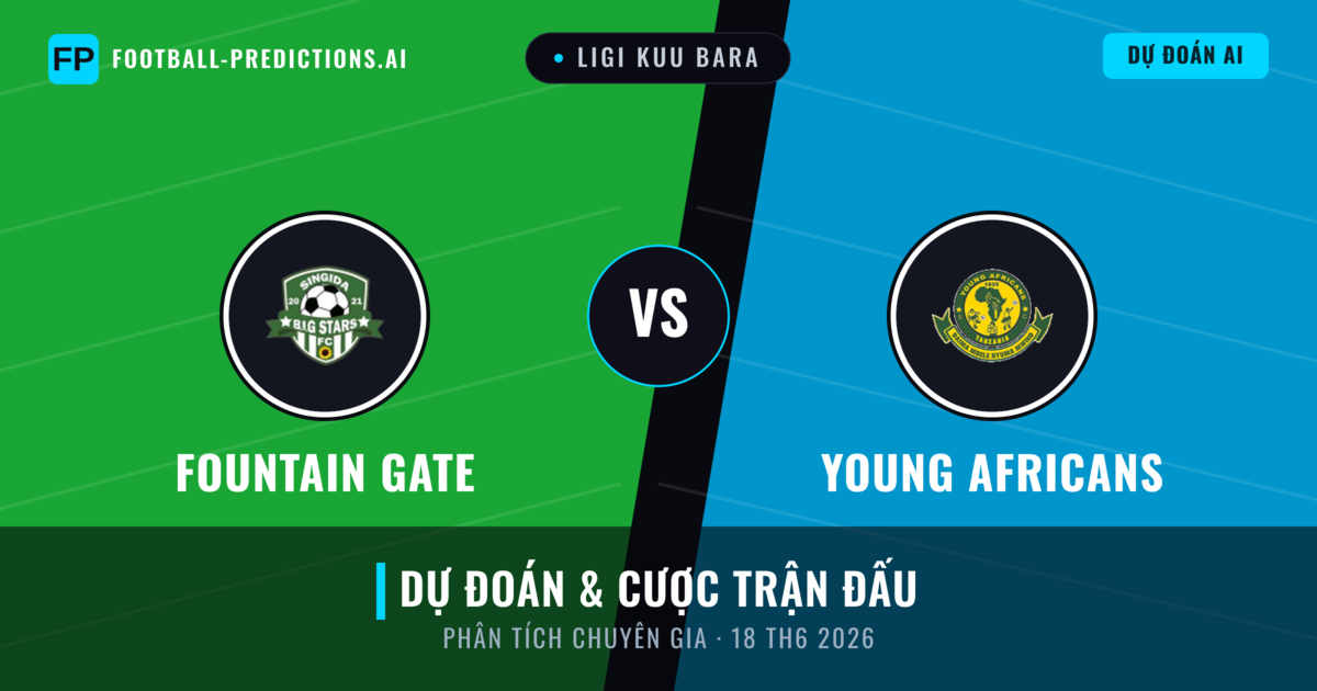 Fountain Gate vs Young Africans — dự đoán và xem trước trận đấu