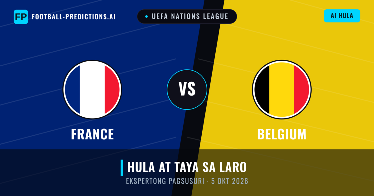France vs Belgium — hula at preview ng laban
