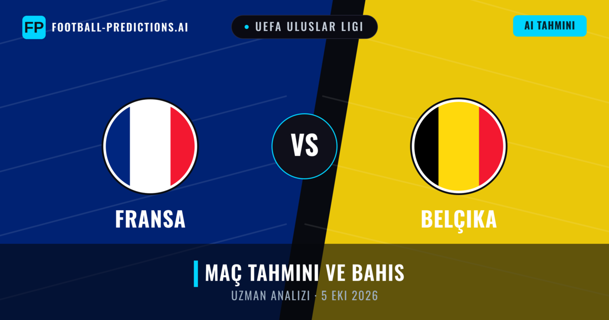 Fransa - Belçika — maç tahmini ve önizleme