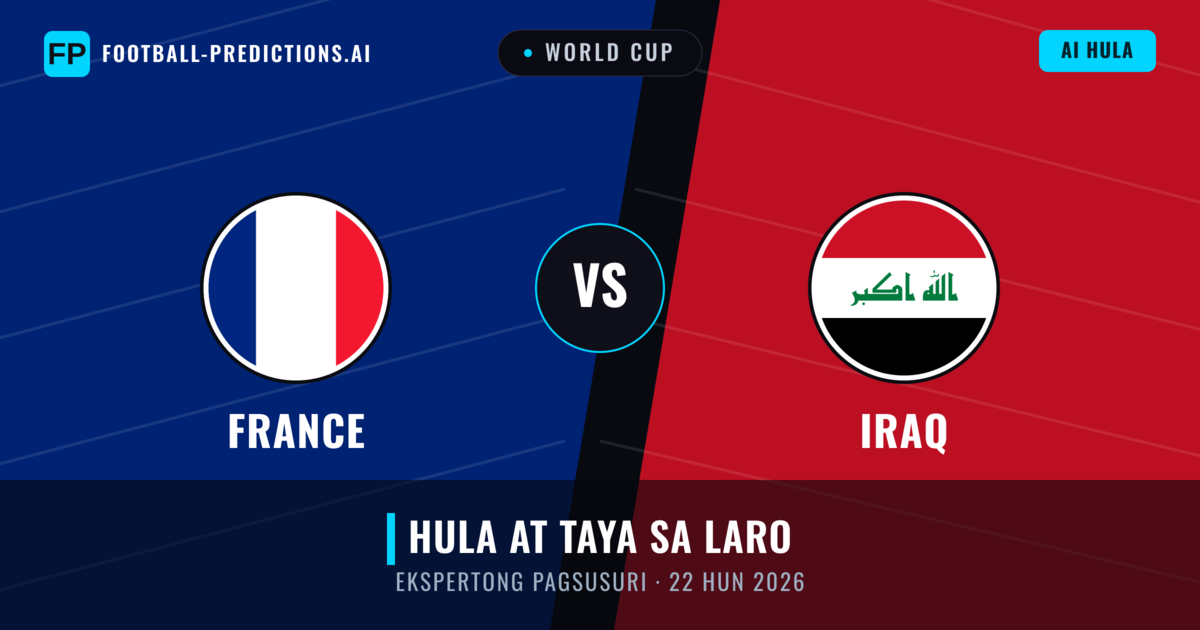 France vs Iraq — hula at preview ng laban
