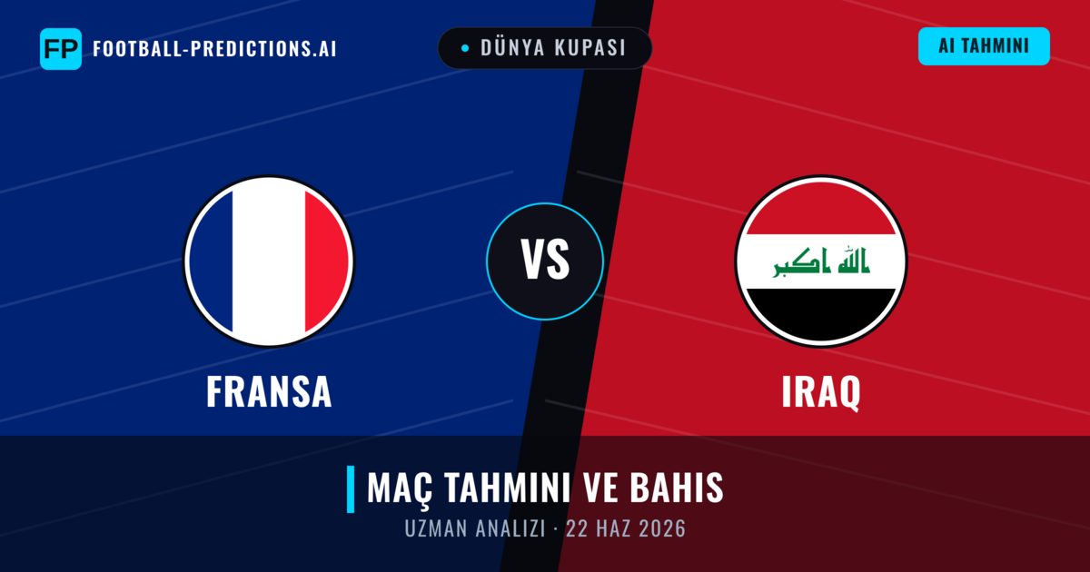 Fransa - Iraq — maç tahmini ve önizleme