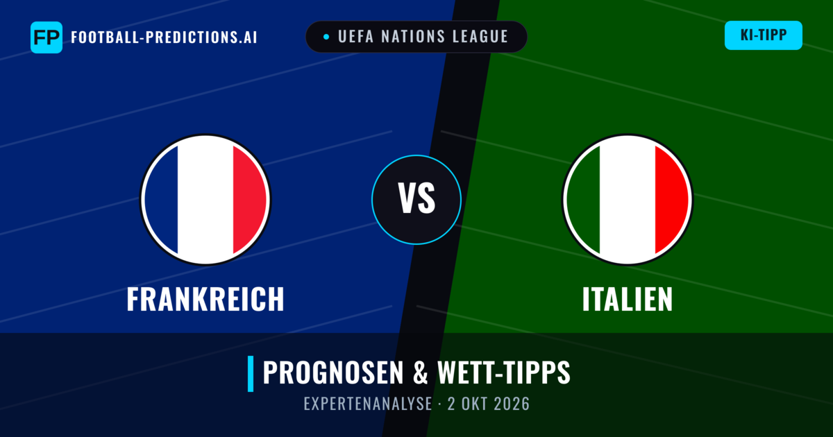 Frankreich vs Italien — Prognose und Spielvorschau