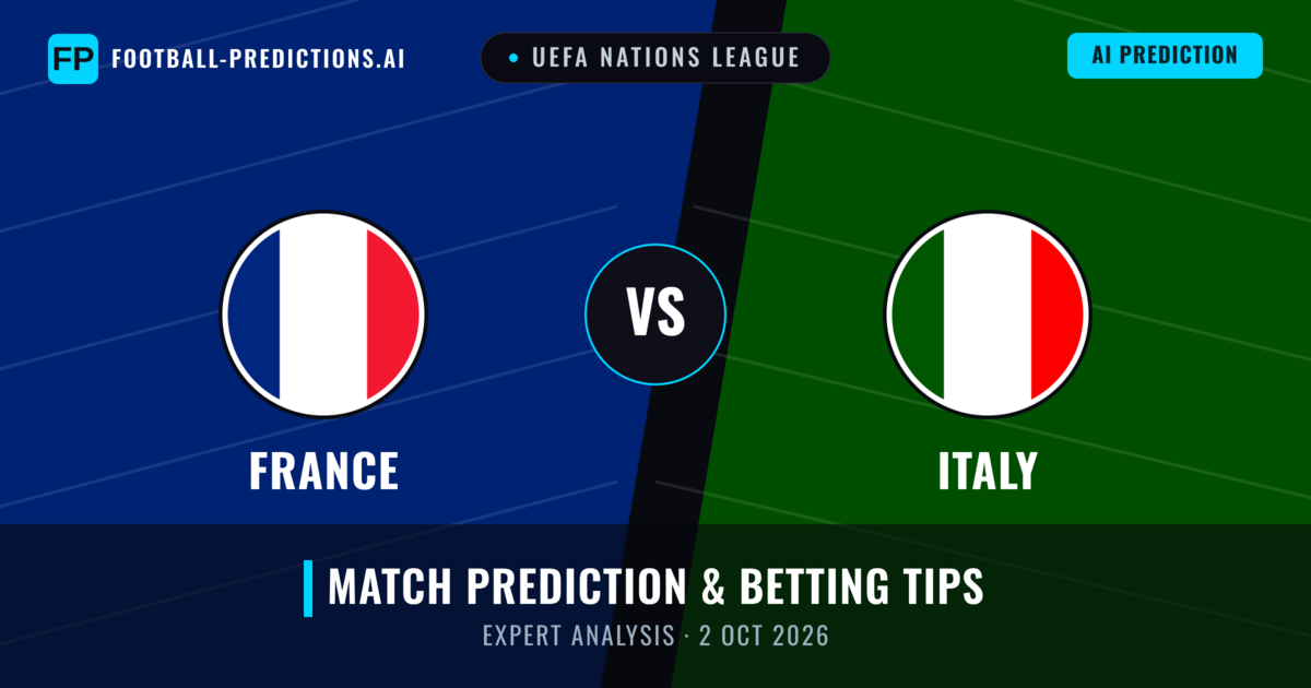 France vs Italy — match prediction & preview