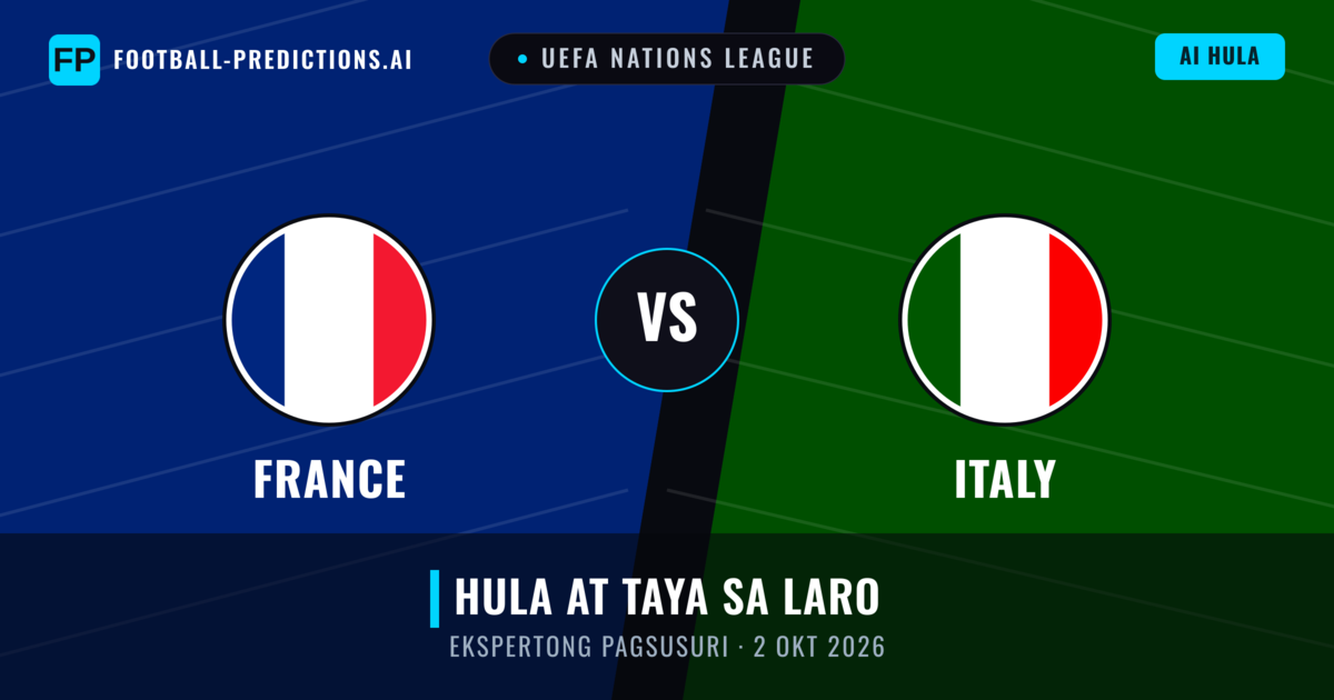 France vs Italy — hula at preview ng laban