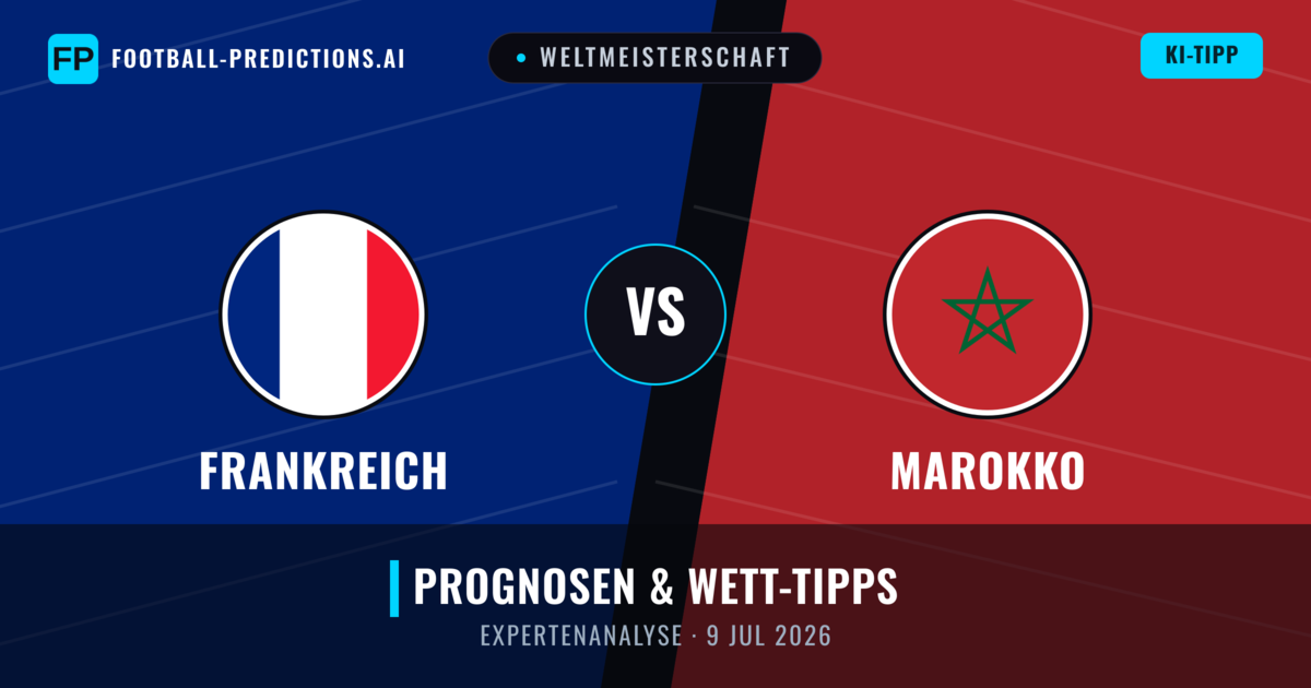 Frankreich vs Marokko — Prognose und Spielvorschau