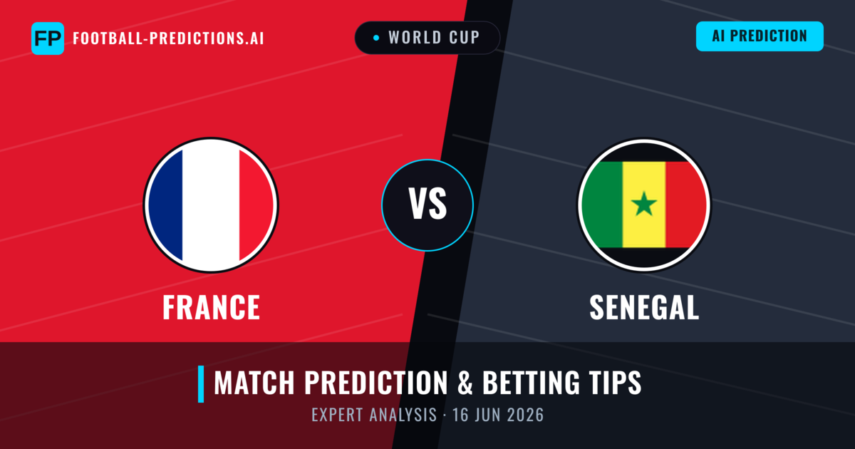 France vs Senegal — match prediction & preview