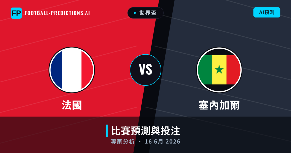 法國 vs 塞內加爾 — 比赛预测和前瞻