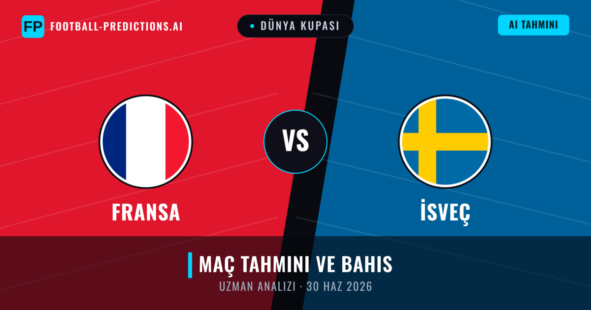 Fransa - İsveç — maç tahmini ve önizleme