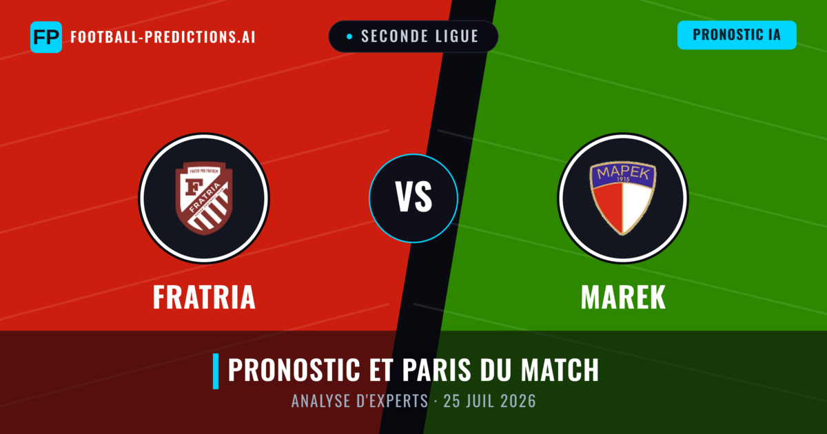 Fratria vs Marek — pronostic et avant-match