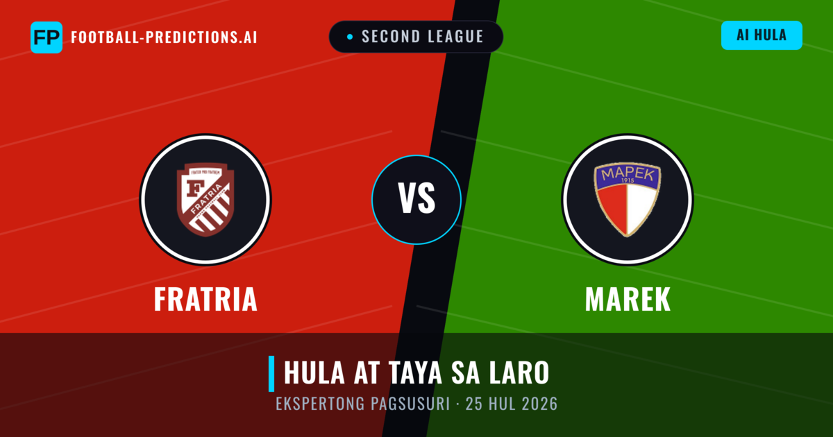 Fratria vs Marek — hula at preview ng laban