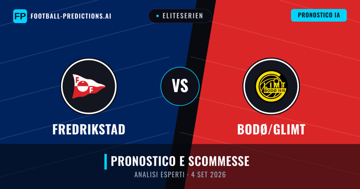 Fredrikstad vs Bodø/Glimt — pronostico e anteprima del match