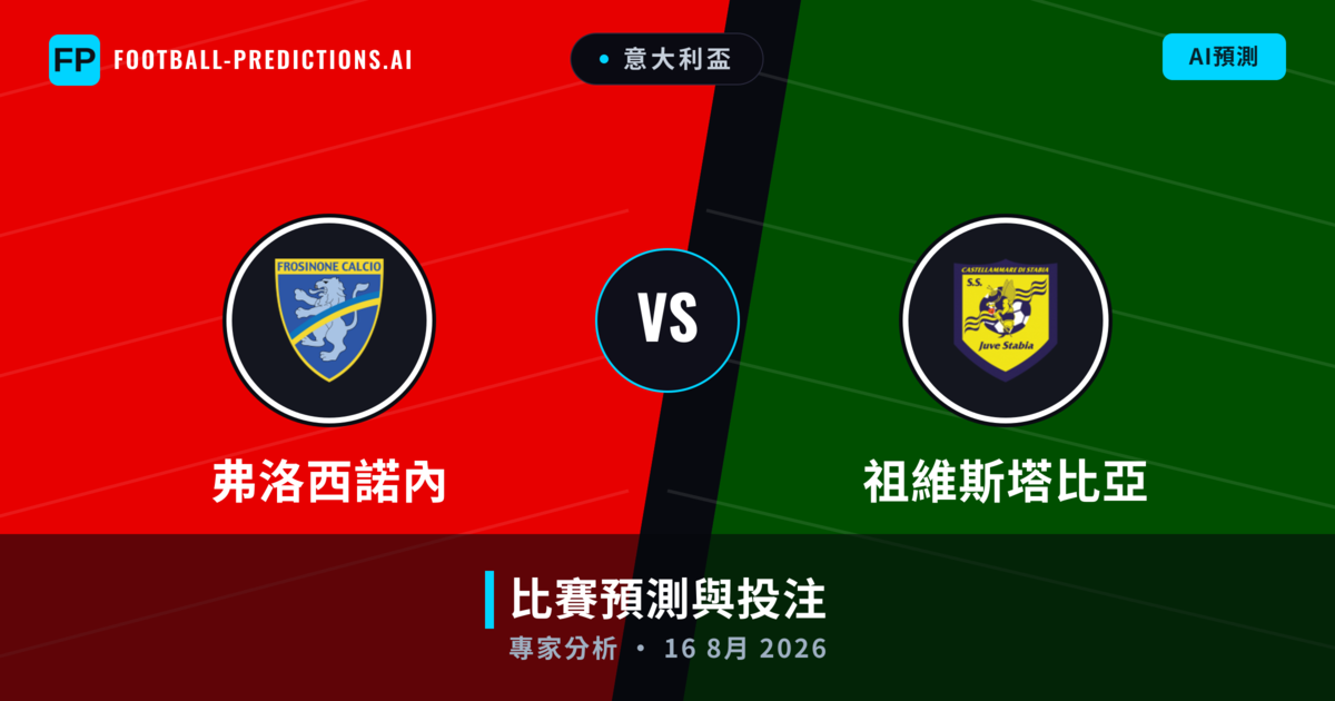 弗洛西諾內 vs 祖維斯塔比亞 — 比赛预测和前瞻