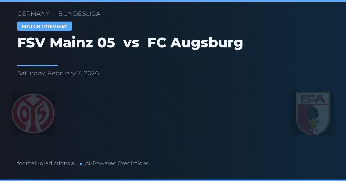 FSV Mainz 05 vs FC Augsburg — hula at preview ng laban
