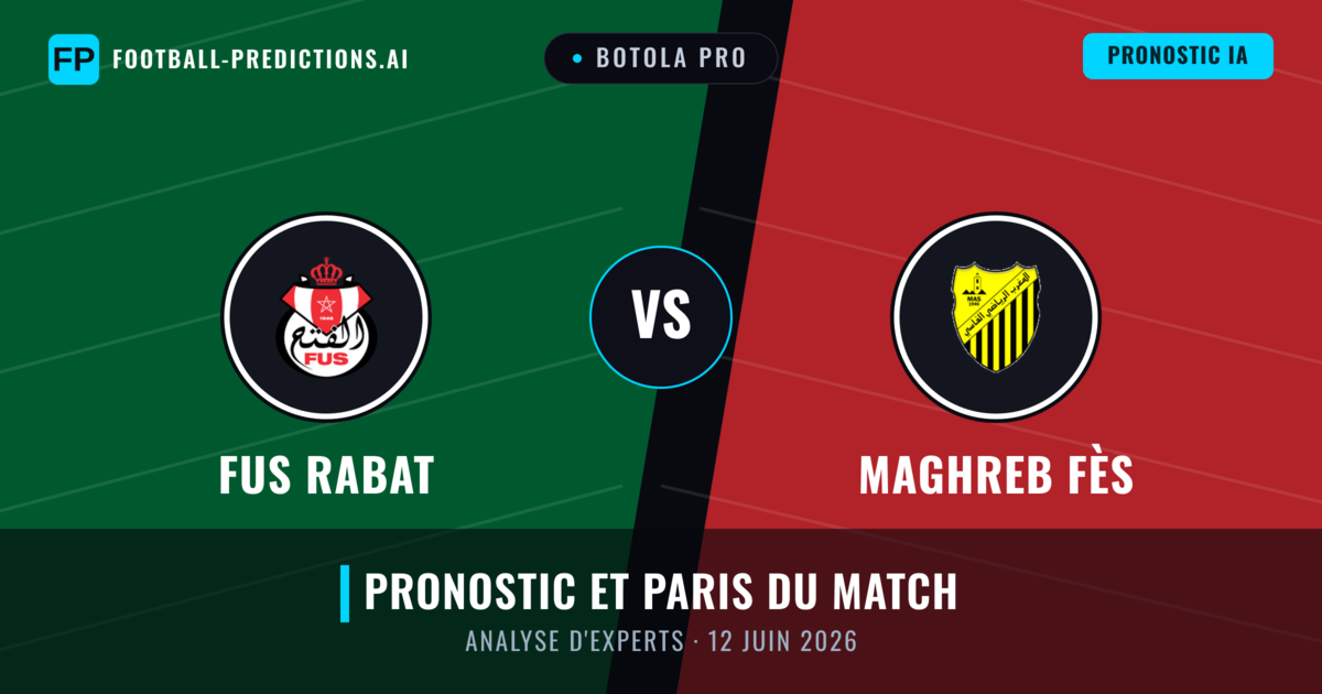 FUS Rabat vs Maghreb Fès — pronostic et avant-match
