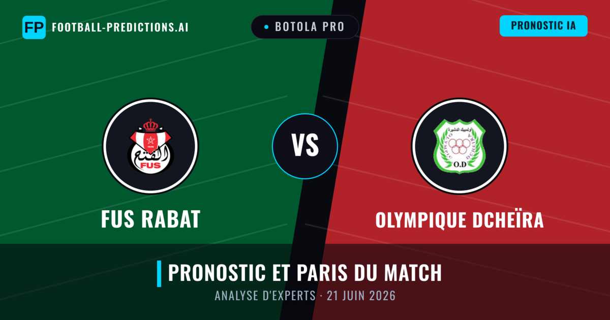 FUS Rabat vs Olympique Dcheïra — pronostic et avant-match