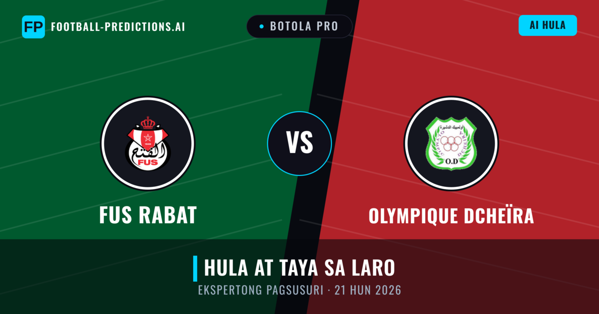 FUS Rabat vs Olympique Dcheïra — hula at preview ng laban