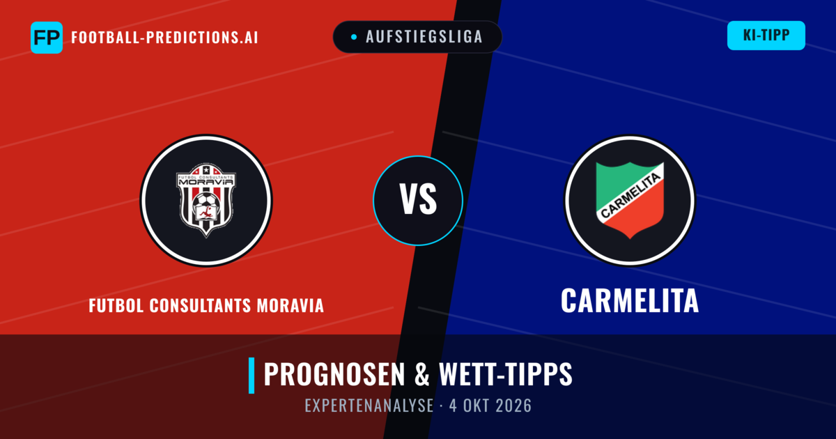 Futbol Consultants Moravia vs Carmelita — Prognose und Spielvorschau